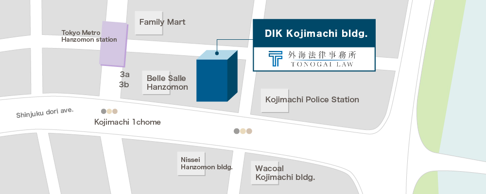 Tonogai Law map